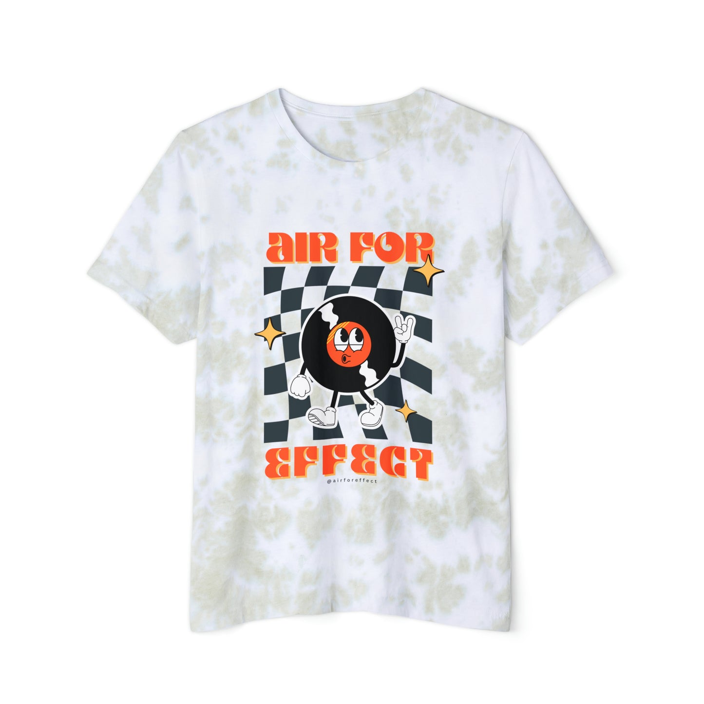 Air for Effect - Record Dude - Tie-Dyed T-Shirt