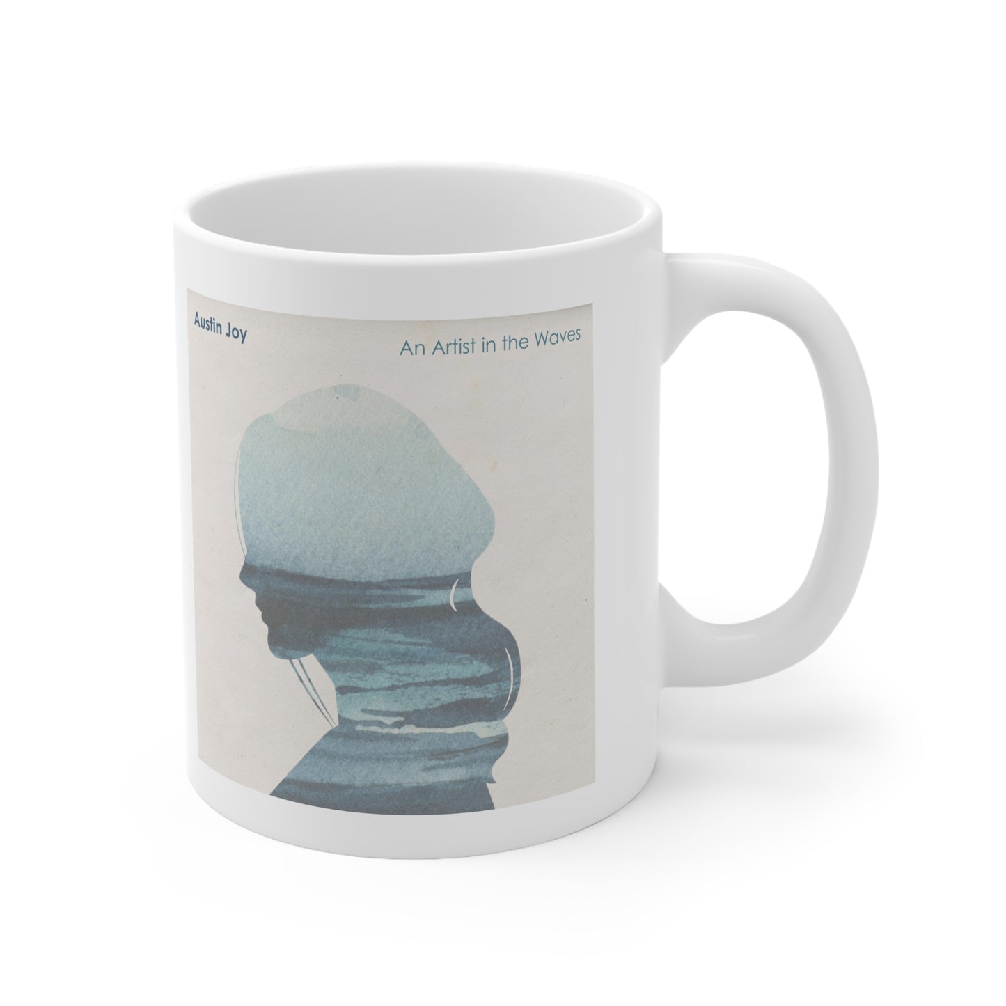 Austin Joy - An Artist in the Waves Album Cover - Ceramic Mug 11oz