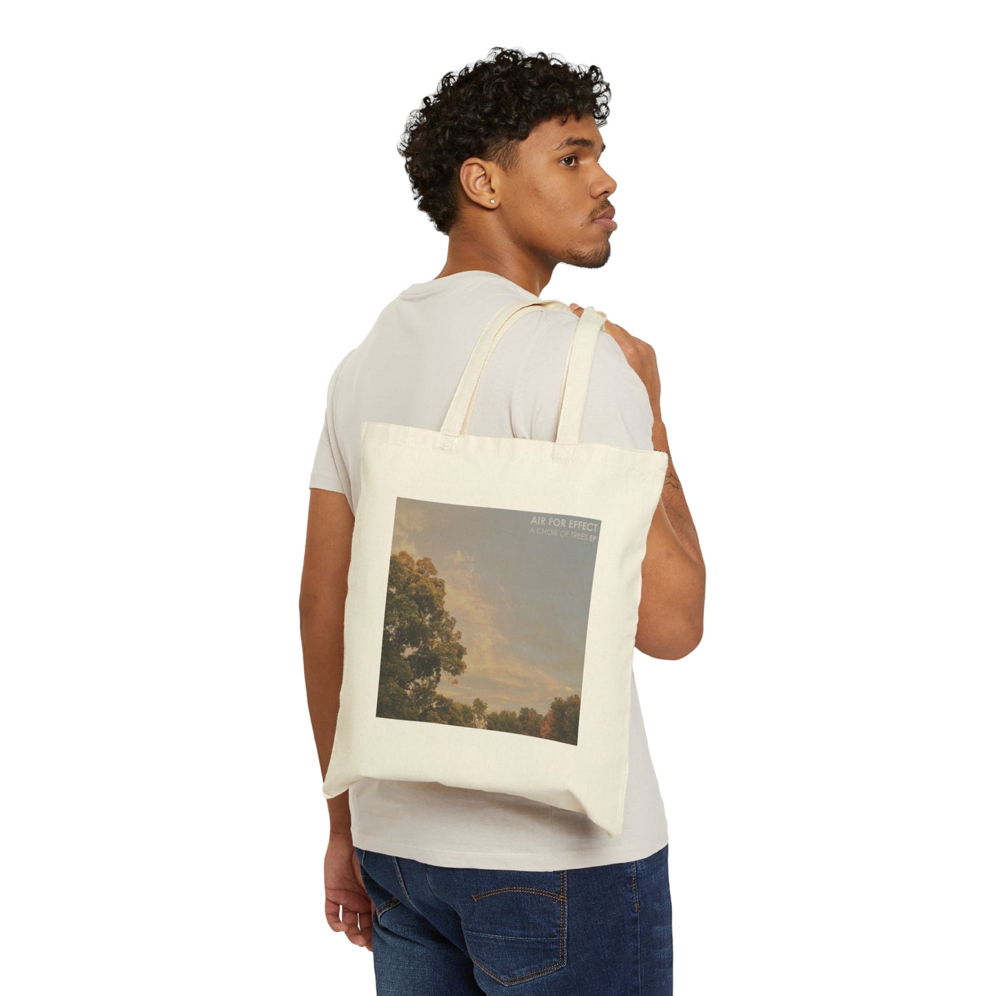 Air for Effect - A Choir of Trees Album Cover - Cotton Canvas Tote Bag